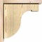 Ekena Millwork Del Monte Rough Sawn Corbel w/Backplate, Douglas Fir, 8"W x 14"D x 14"H COR08X14X14DEL01RDF - alternate 3